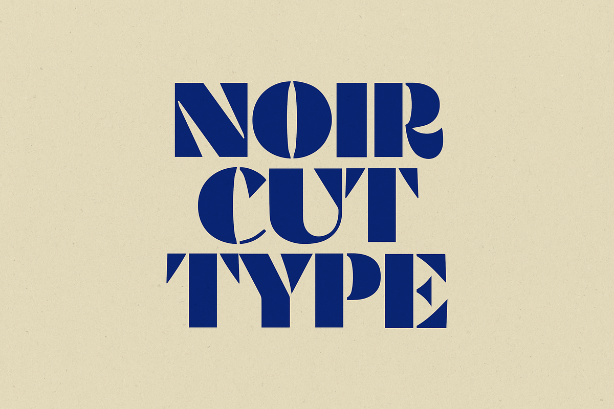 Noir Cut Font, a Serif Font by gafaroff studio (Photo 1 of 4)