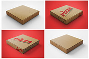 Cardboard Pizza Box Mockup Pack, a Mockup by Remnand Studio (Thumbnail 11 of 12)