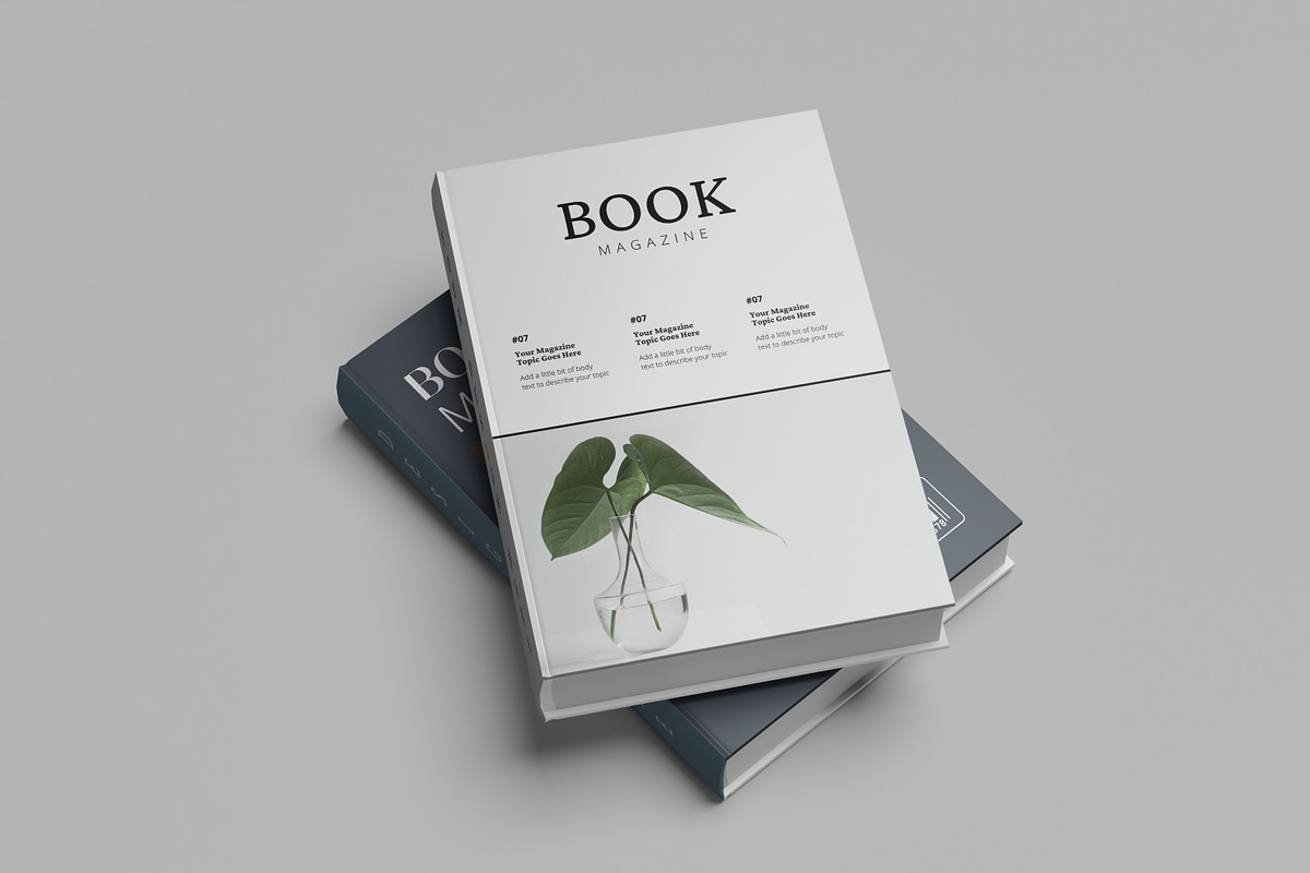 Book Cover Mockup A4 preview 5