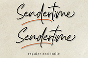 Sendertime, a Script Font by AMINMARIO (Thumbnail 13 of 15)