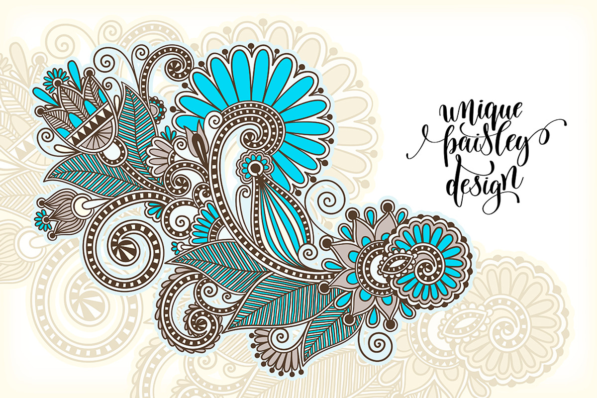 10 PAISLEY DESIGN, a Pattern Graphic by karakotsya (Photo 8 of 11)