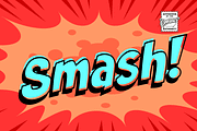 Smash - a big, loud comic book font!, a Font by Comicraft Fonts (Thumbnail 1 of 3)