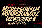 Unthinkers - Modern Horror Font, a Font by The Branded Quotes (Thumbnail 5 of 6)