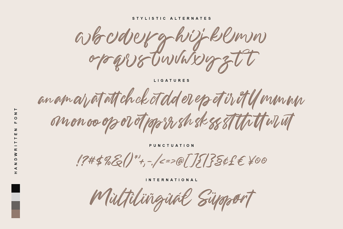 Batavie - Scratch Handwritten Font, a Handwritten Font by Typehand Studio (Photo 6 of 9)