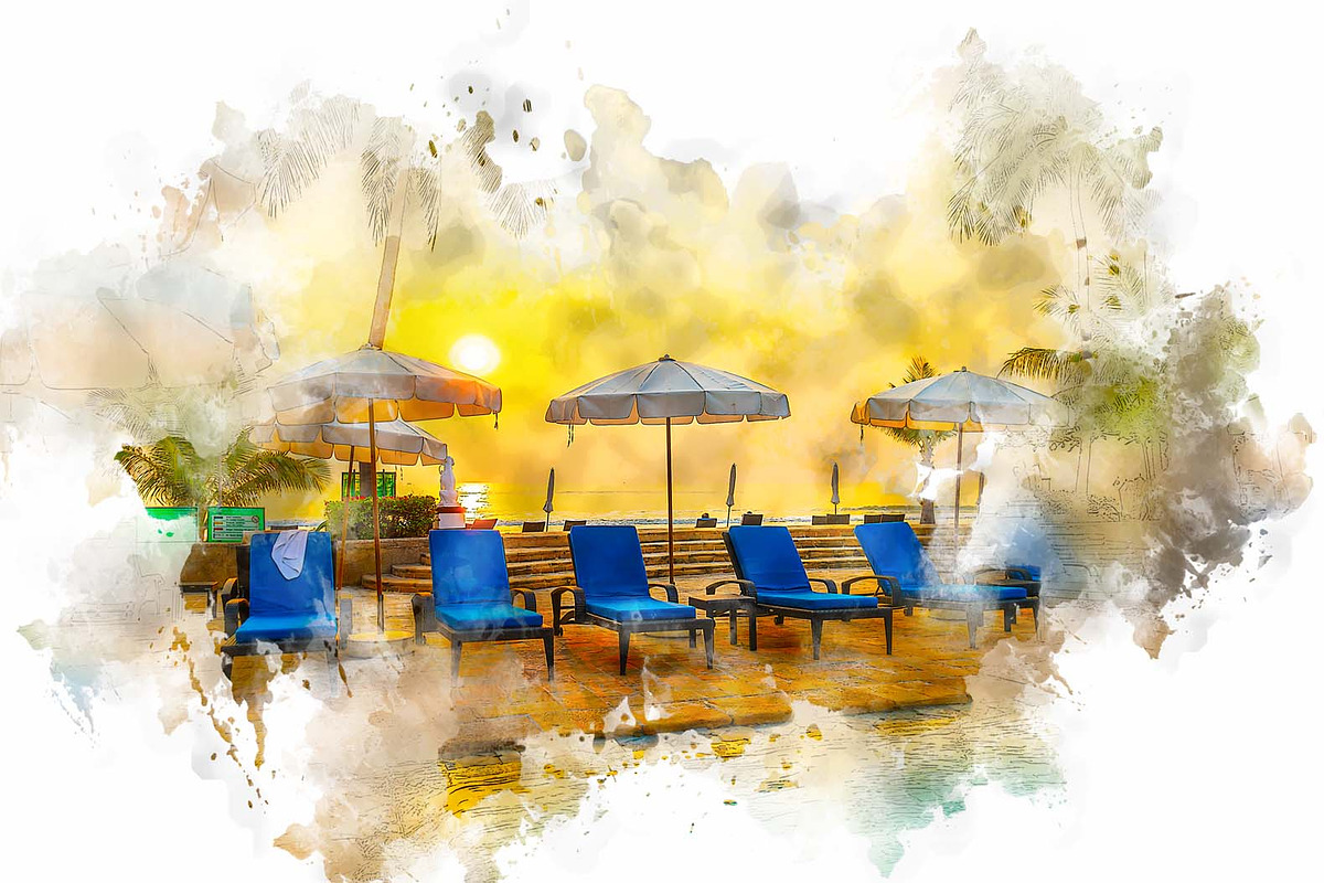 Land Scape Photo To Painting Effect, an Action Add-On by MRI STUDIO (Photo 3 of 18)