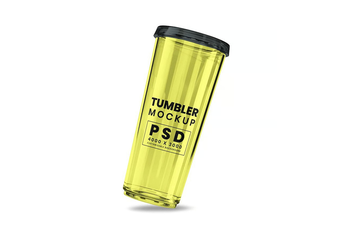 Tumbler Mockup Template, a Household Mockup by DesignRushMarket (Photo 5 of 5)