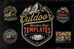 Outdoor Adventure Logo Templates