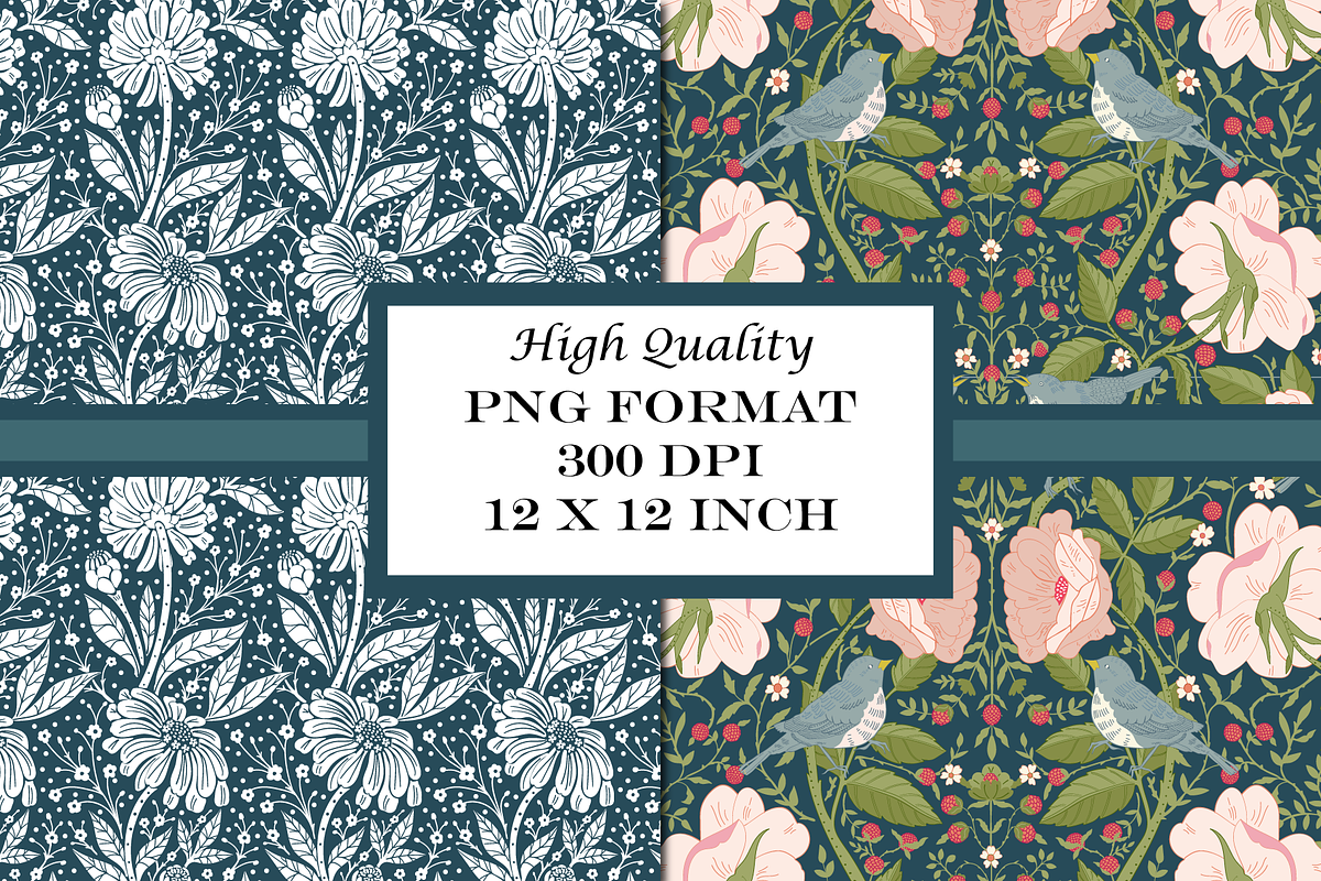 William Morris Pattern Pack Spring, a Pattern Graphic by RachelStudio (Photo 4 of 10)