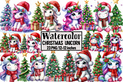 Christmas Unicorn, an Illustration by Design Market (Thumbnail 1 of 5)