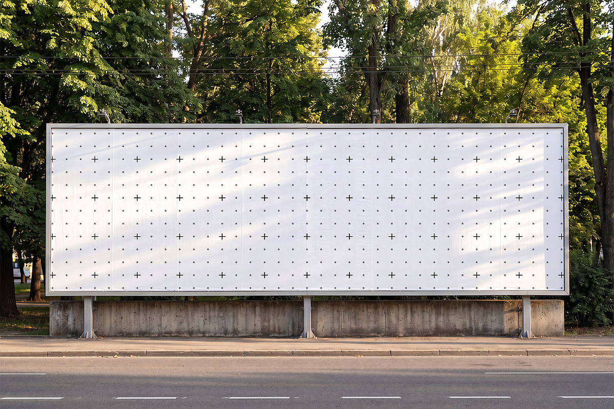 Outdoor Roadside Billboard Mockup, an Advertising Mockup by graphypix (Photo 4 of 4)