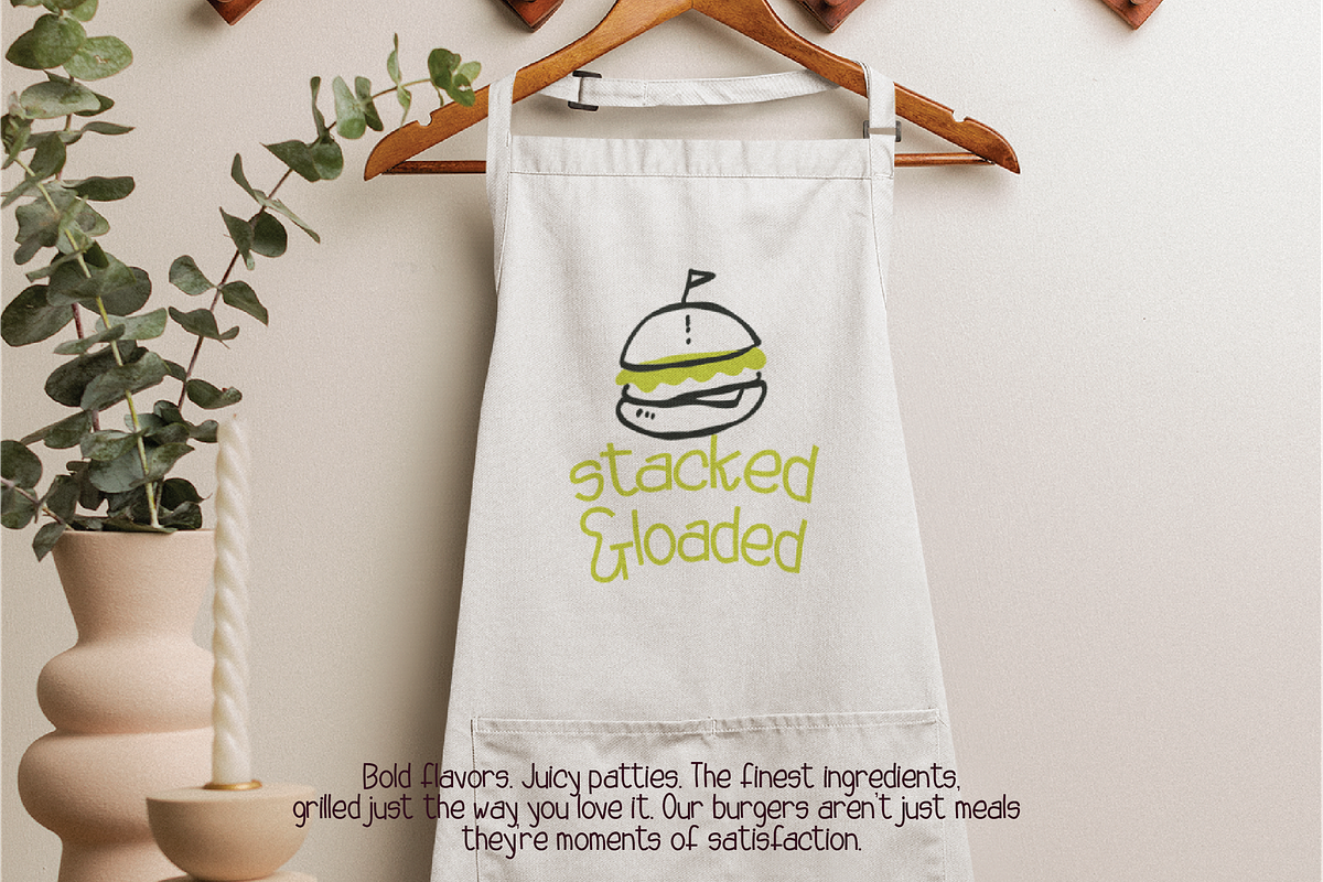 Grouvyboun - Playful Display Font, a Handwritten Font by Berdansabersama (Photo 4 of 8)