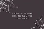 Christmas Procreate Brushes, a Brush Add-On by Little Nordic Atelier (Thumbnail 2 of 5)