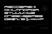Clovyz - Futuristic Display Font, a Sans Serif Font by Typeagle (Thumbnail 2 of 11)