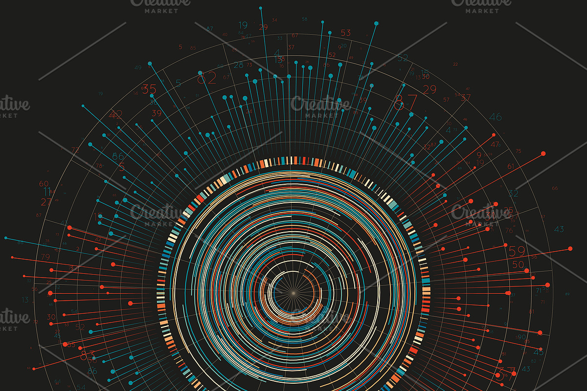 Big Data Abstract Graphs Set#16, an Object Graphic by GarryKillian (Photo 5 of 7)