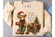 Christmas Highland Cow Cheer PNG, a Seasonal Illustration by Craft Nest (Thumbnail 5 of 6)