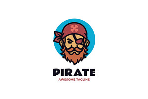 Pirate Mascot Cartoon Logo, a Branding & Logo Template by Artnivora.Std