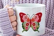 Crochet Valentines Butterfly Png, an Illustration by Dream Creation (Thumbnail 5 of 5)