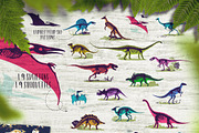 Dino! - From a skeleton to scales., an Animal Illustration by Gluiki (Thumbnail 2 of 4)