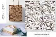 Italian Desserts. Pastries Sketches, a Food Illustration by Yevheniia (Thumbnail 8 of 10)