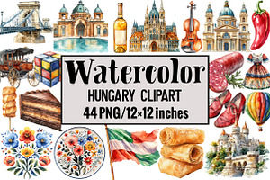Hungary Clipart, an Illustration by Design Market