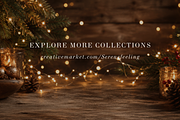 Rustic Christmas Invitation Mockup, an Advertising Mockup by Serenefeeling (Thumbnail 7 of 7)