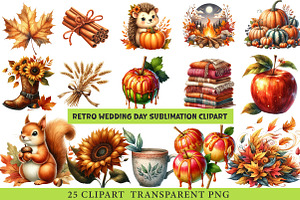 Retro Wedding Day Sublimation Png, an Illustration by cherrydesign