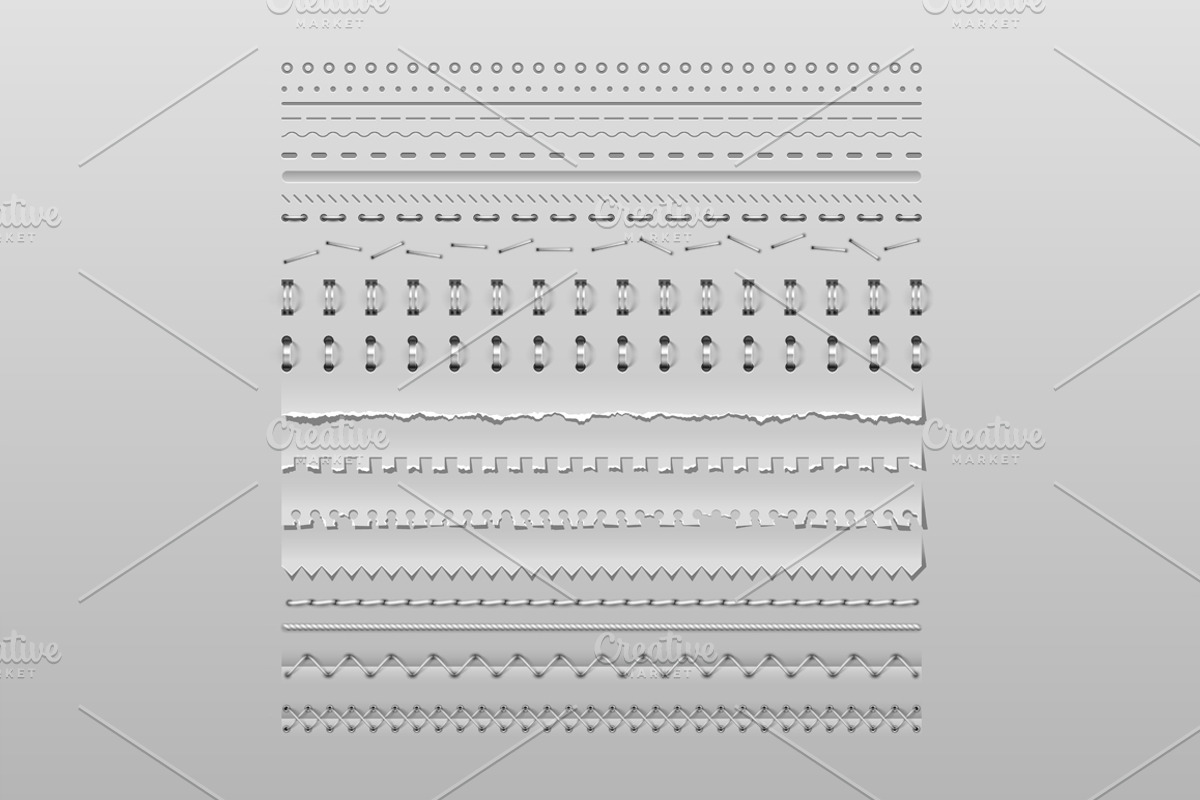 Stitches and dividers, a Templates & Theme by Maxim_Basinski