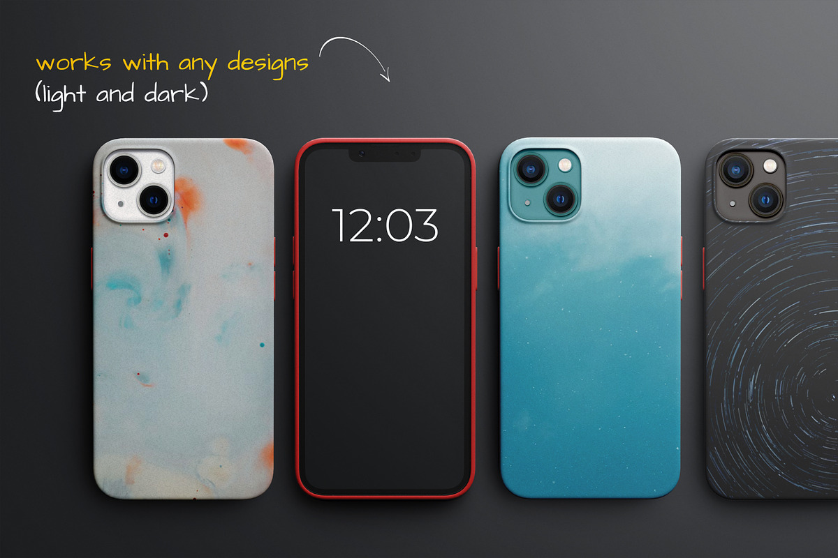 Phone Case Cover Mockup Set, a Product Mockup by mocko (Photo 7 of 7)