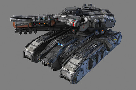 SciFi Heavy Tank - MK3, a Cars & Vehicle 3D Model by CGPitbull