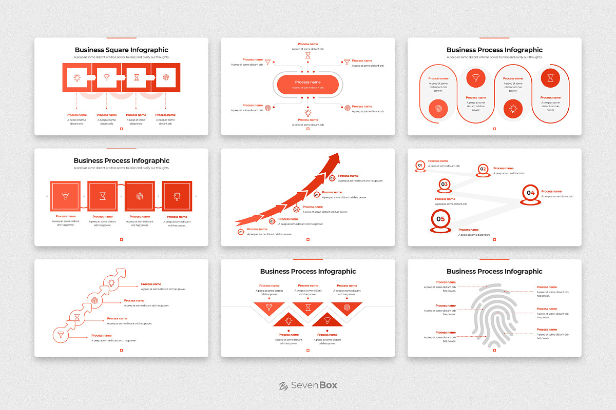 Square Keynote Infographics, a Presentation Template by ShapeSlide (Photo 9 of 17)