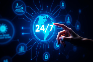 24/7 digital access to the globalize, a Technology Photo by Perpis