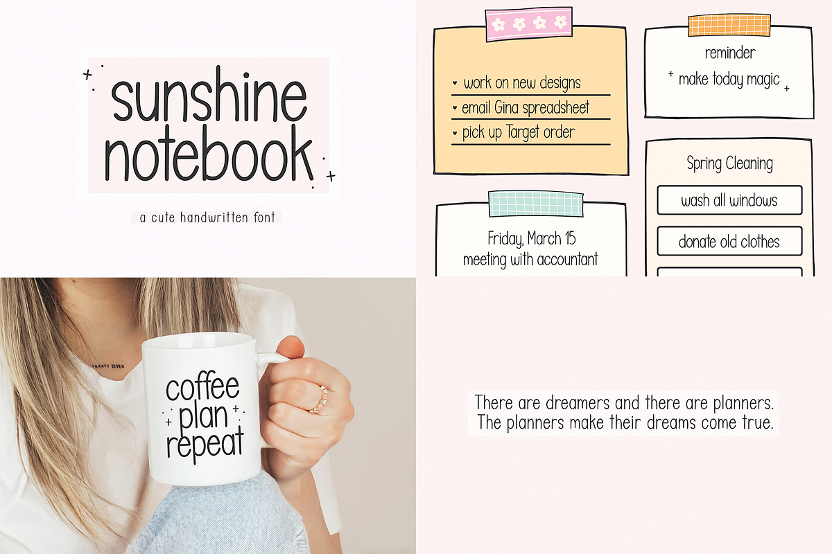 Cute Handwriting Font Bundle | 2, a Handwritten Font by KA Designs (Photo 6 of 12)