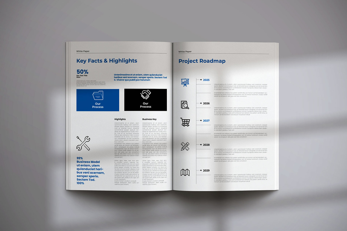 White Paper Template Layout, a Brochure Template by Creative-Work (Photo 4 of 8)