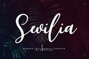 Sevilia Script, a Handwritten Font by supfonts (Thumbnail 1 of 5)