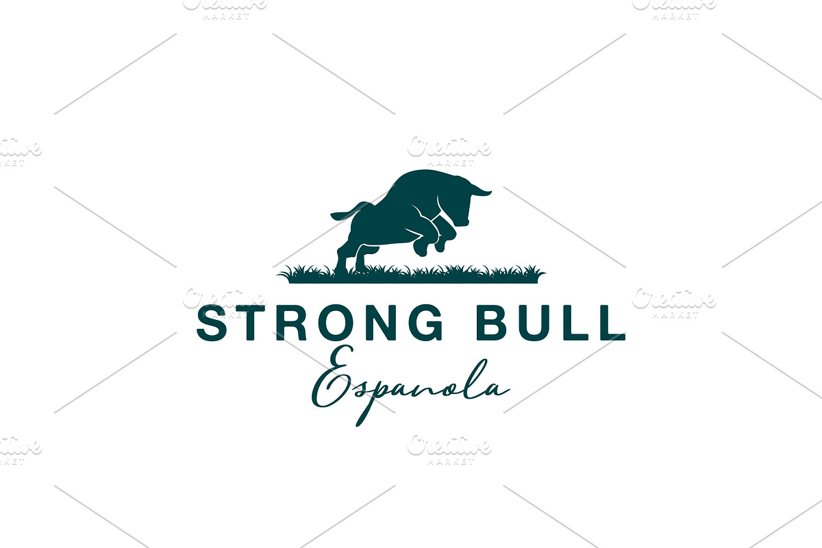 Texas Strong Bull Logo Design, a Branding & Logo Template by AlvinStd