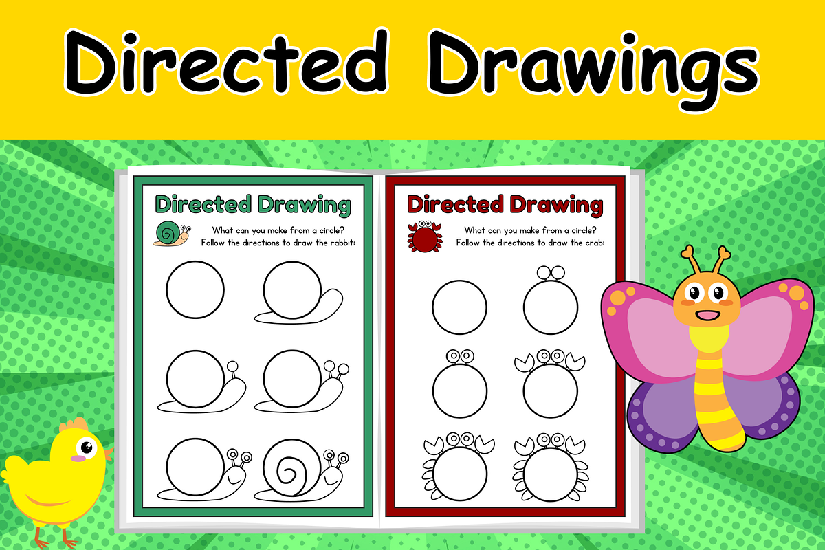 Directed Drawing Spring, Summer,Fall, a Templates & Theme by Premium Digital Templates (Photo 1 of 3)
