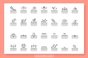 Skin Care Solid and Line Icons Set, a Solid Icon by Vector Creator (Thumbnail 2 of 4)