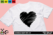 Scribble Heart svg SPH-147, an Illustration by AMBillustrations (Thumbnail 3 of 7)