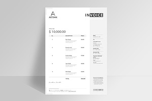 Invoice Template, a Stationery Template by artisanHR