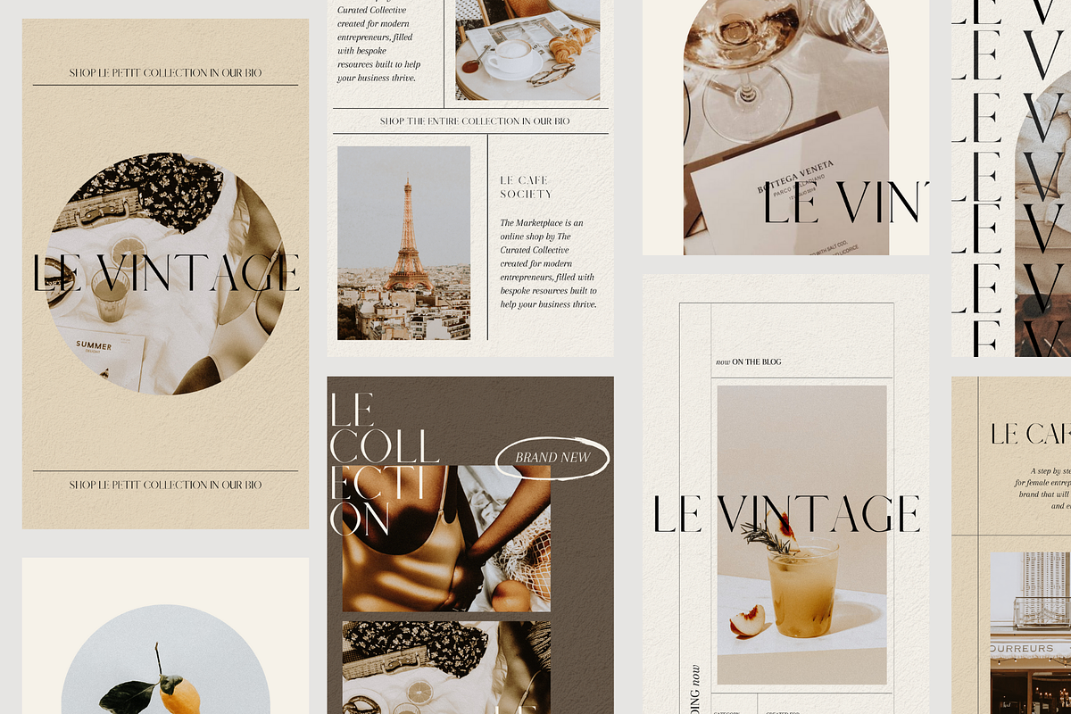 Cafe Society Social Media Templates, a Social Media Template by Le Maison Bohem (Photo 11 of 11)