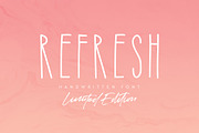 Refresh Font +Bonus, a Sans Serif Font by Studio&Story (Thumbnail 1 of 8)