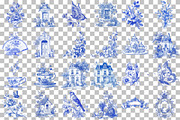 Vintage Doodles Sketched Clipart Set, an Illustration by DreamCafeArt (Thumbnail 3 of 6)