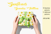 Sunflowers Watercolor Collection, an Illustration by Contes_de_fée (Thumbnail 13 of 21)