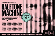Halftone Machine Photoshop Action, an Action Add-On by Hyperpix Productions (Thumbnail 1 of 12)