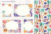 Tropical Summer Vector Clipart, an Illustration by Hanna's ArtLab (Thumbnail 4 of 7)
