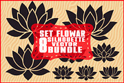 Elegant Flower Clipart Bundle, an Illustration by Gfx_Store (Thumbnail 1 of 9)
