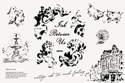 Ink Between Us - Romantic Line Art, a Decorative Illustration by Purple (Thumbnail 7 of 17)