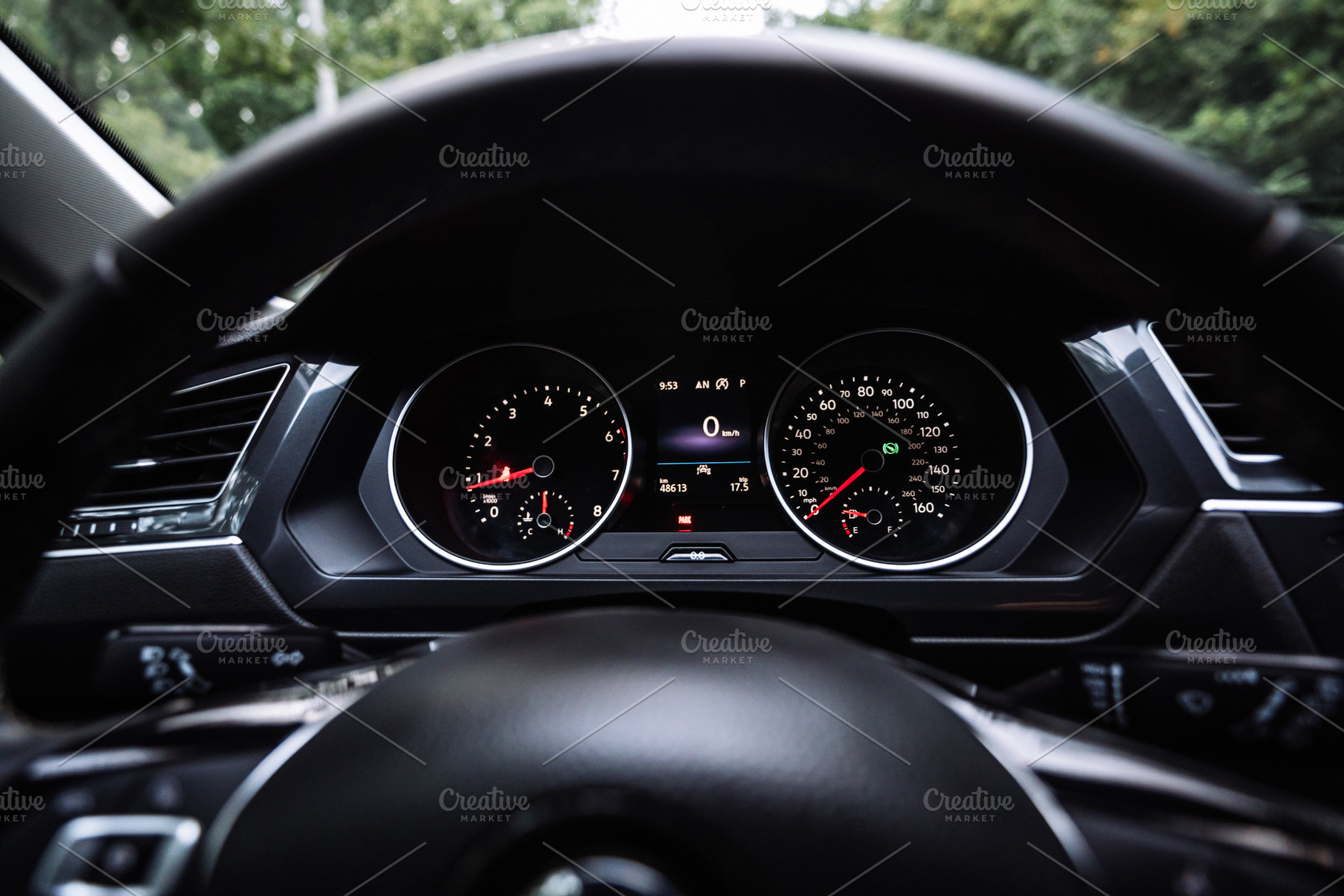 Car Dashboard View from Driver Seat, a Transportation Photo by Red Hot Chili Pepper Shop