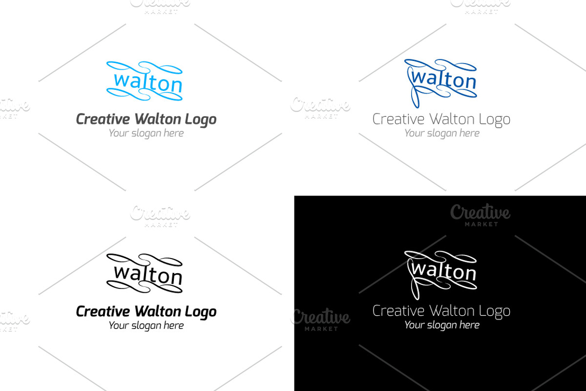 Creative Walton Logo, a Branding & Logo Template by BdThemes (Photo 3 of 3)