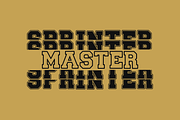 Scholar Varsity Stacked Monogram, a Serif Font by Dm Studio (Thumbnail 2 of 10)